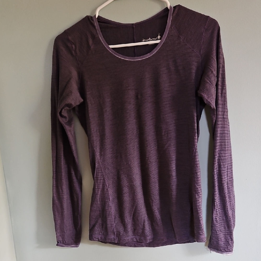 Smartwool Deep Purple Long Sleeve Top